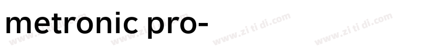 metronic pro字体转换
